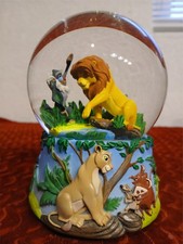 VINTAGE DISNEY LION KING MUSICAL CIRCLE OF LIFE SNOWGLOBE - SNOW GLOBE 1994