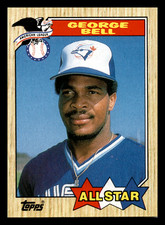 1987 Topps George Bell  All-Star Toronto Blue Jays #612 NM-MINT