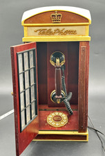 Spirit of St. Louis Vintage Wooden British Telephone Booth Rotary Wall Mountable