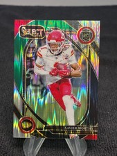 💎 2024 Panini Select – Club Level Xavier Worthy #224 Black & Green Shock Prizm