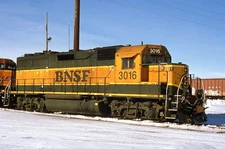 ORG SLIDE BNSF 3016 GP40-2 H1 PAINT