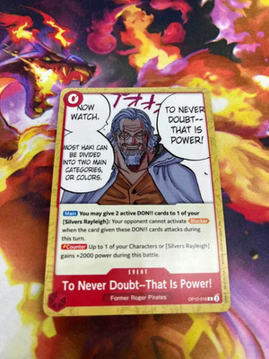 #ad #ad To Never Doubt That Is Power C Legacy of the Master OP12 016 NM $0.99