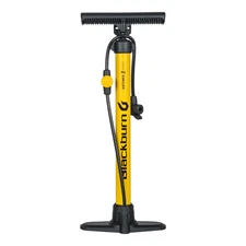 Air Tower 2 Sport and Bicycle Floor Pump, 100 PSI, Yellow