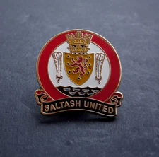 SALTASH UNITED FOOTBALL CLUB BUTTERFLY PIN BADGE
