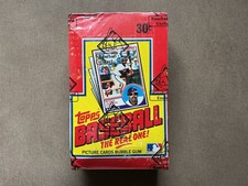 1983 TOPPS BASEBALL MICHIGAN BOX BBCE WRAPPED FROM A SEALED CASE RARE