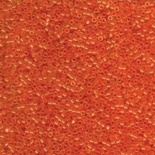11/0 Miyuki Delica Beads Japan Seed Beads DB1412 7.2g , Transparent Salmon Red