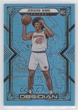 2021-22 Panini Obsidian Electric Etch Blue Flood Jericho Sims #196 10si