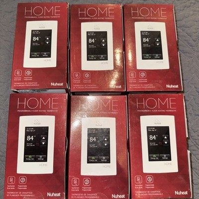 Nuheat AC0056 Home Touchscreen Programmable Radiant Floor Heat Thermostat Each