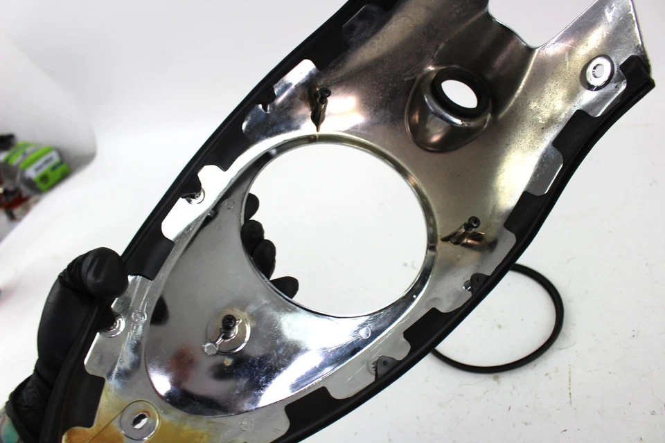 2008 08 Yamaha Road Star XV1700ATS Silverado Tank Gauge Cover Dash Console Foto 4 de 4