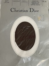 Vintage CHRISTIAN DIOR Control Top Pantyhose in Pkg NOS Size 2