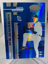 2005 Leaf Certified Materials - New Generation Justin Verlander #221 Mirror Blue