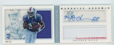 2013 Panini Playbook Marquise Goodwin Rookie Dual Patch Auto 8/25