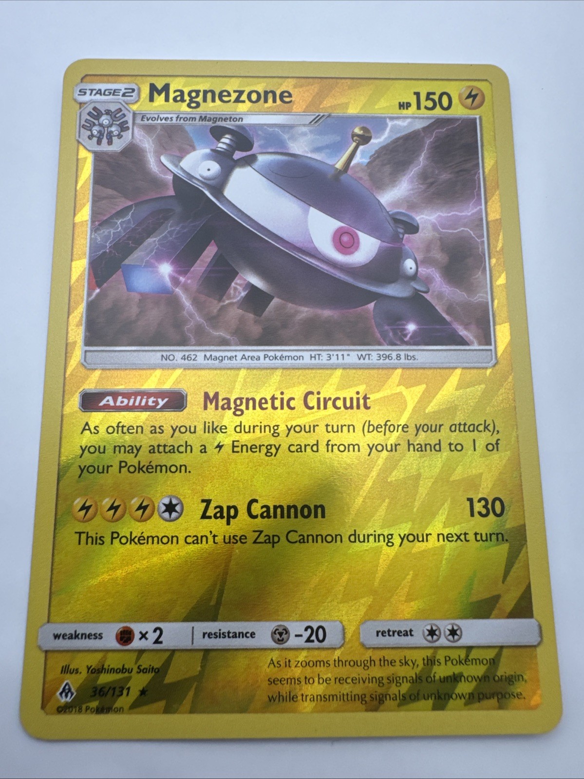 Magnezone 36/131 Pokemon Reverse Holo Forbidden Light