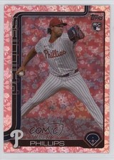 2025 Topps Series 1 Flowers 17/50 Tyler Phillips #293 Rookie RC