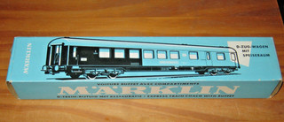 Märklin 4078 D Zug Wagen mit Speiseraum Leerkarton Rarität sehr gut