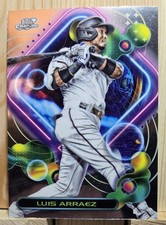 2023 TOPPS CHROME COSMIC #90 LUIS ARRAEZ MIAMI MARLINS