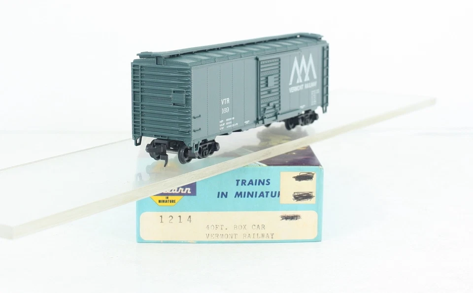 HO Scale Athearn 1214 Vermont Railway 40’ Box Car VTR 169 #2 - Image 2 of 4