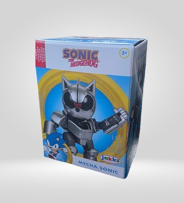 JAKKS Pacific Sonic the Hedgehog Mecha Sonic Action Figure Plastic 3+