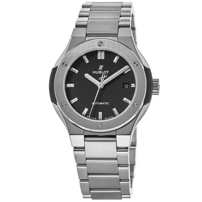 New Hublot Classic Fusion Automatic 33mm Black Women's Watch 585.NX.1170.NX