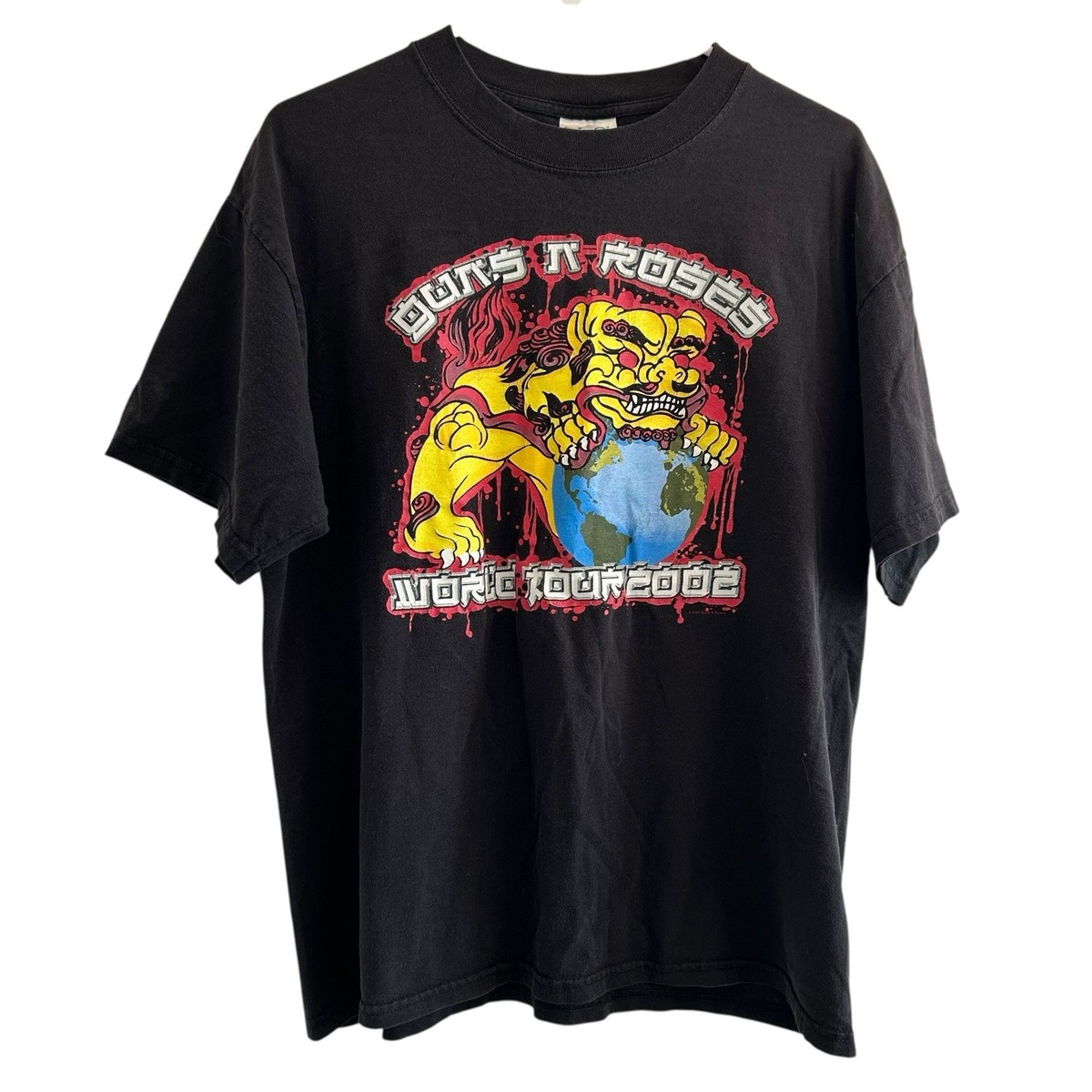 Guns N' Roses Shirt L Chinese Democracy 2002 World Concert Tour