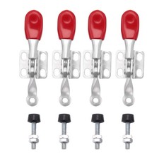 4 PCS 60 Lbs Antislip Covered Hand Tool Toggle Clamp Horizontal Clamp 201A R9V3