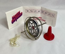 The Original Gyroscope Toy Tedco in Plastic Box w/instructions 3 in across