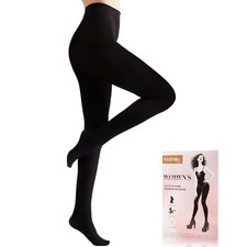 Women's 80D Opaque Tights Solid Colored Tights High Waist Microfiber Footed P...