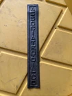 Rare Vintage Metal Not Porcelain Oil Field Sign Tide Water Associated Oil Co.