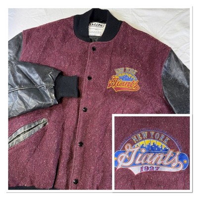 Vintage (90's) DeLong New York Giants Varsity Jacket Men's Size 46 (XL) USA Made