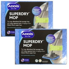 Addis Superdry Mop Refill's Pack of 2 Blue