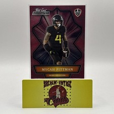 2021 Wild Card Alumination HOLO-LUX ANBC-61 MYCAH PITTMAN Pink