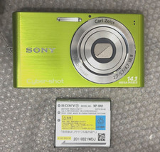 SONY Cyber-shot green DSC-W320 Digital Camera 14.1 MP Japanese language only
