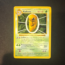 Kakuna 033/102 Base Set (Shadowless) Regular for sale online | eBay