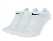 Nike Unisex Adult Everyday Lightweight No-Show Socks Dri-Fit 3 Pairs Large
