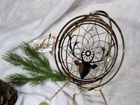 Weihnachts Girlande, AufhäNger, Formano, Gold, Deko,Hirsch, Metall, 60Cm,Neu🦌