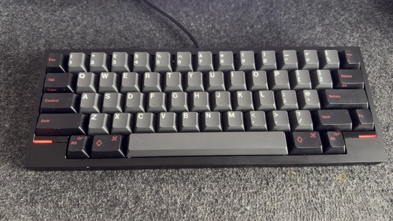 Wraith 60 by Grit  (Black / Red / Silver)- Mechanical Keyboard