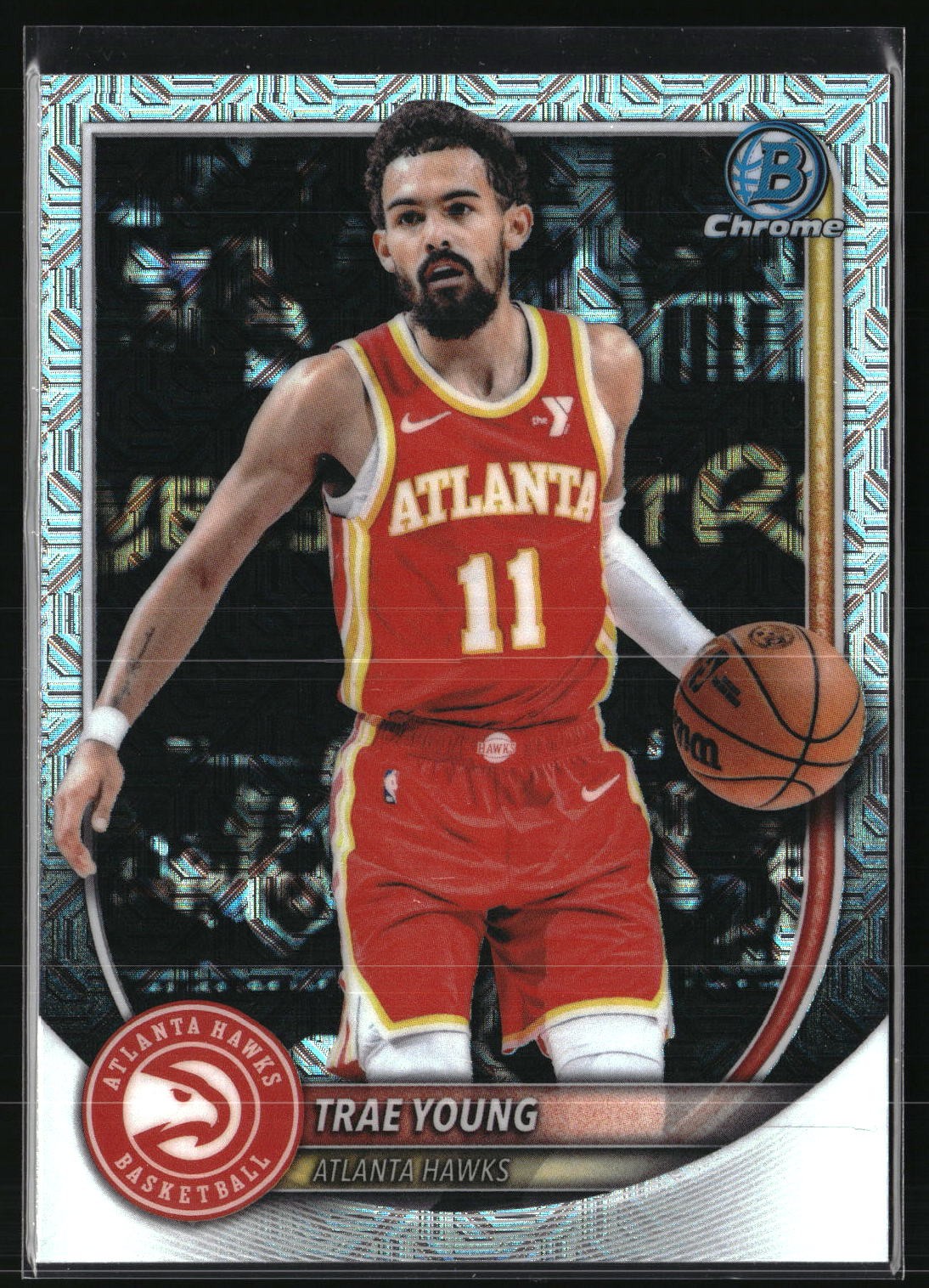 2025-26 Bowman Trae Young Chrome Mojo Refractors #BCV-83