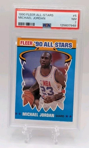 1990 Fleer All Stars Michael Jordan PSA 7 #5
