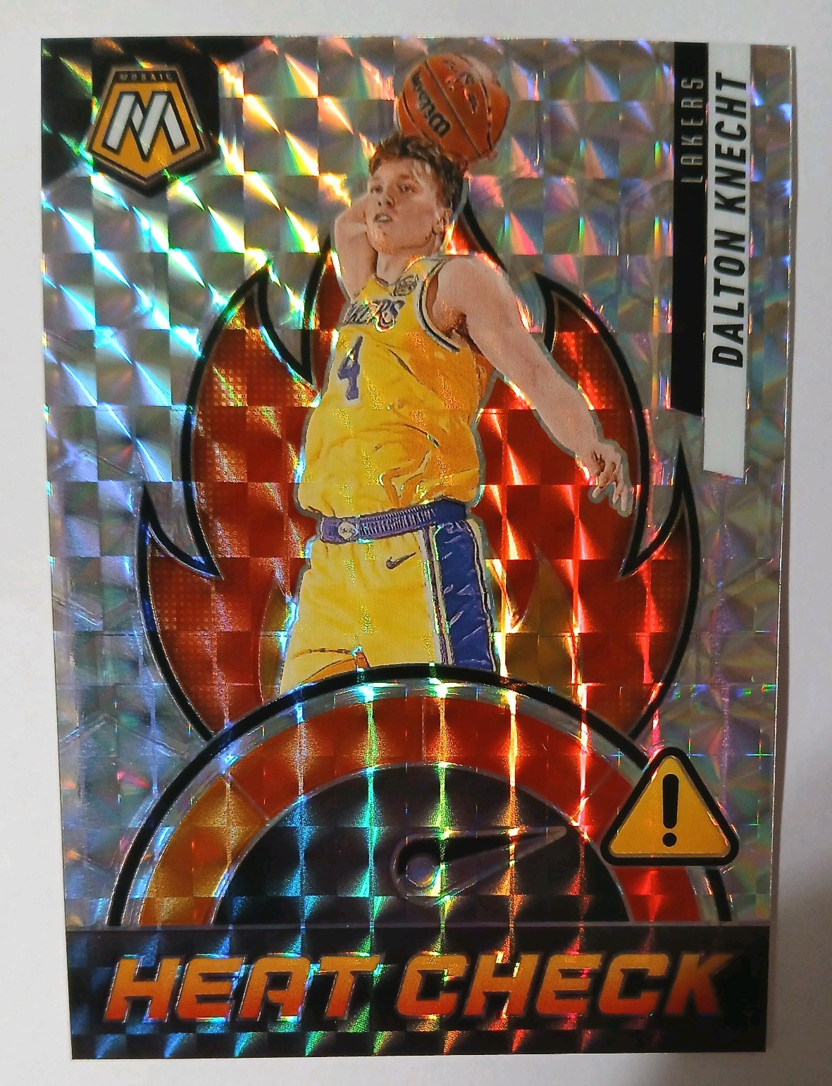 2024-25 Panini Mosaic Heat Check DALTON KNECHT #8 (RC) SP