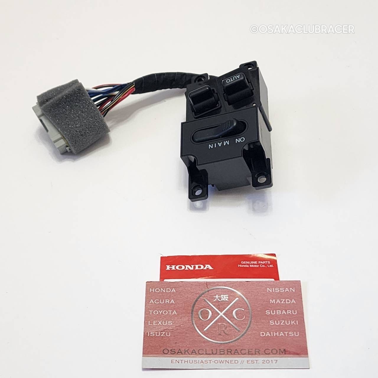 Genuine OEM 91-99 Acura NSX Driver Master Window Switch Assembly 35750-SL0-A01ZA