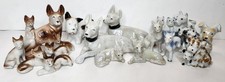 Lot of 15 Made In Japan / Occupied Japan Miniature Dogs Puppies Figurines