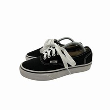 VANS Authentic Black Canvas VN000EE3BLK Unisex Sneakers Men s 4.5 Women s 6.0