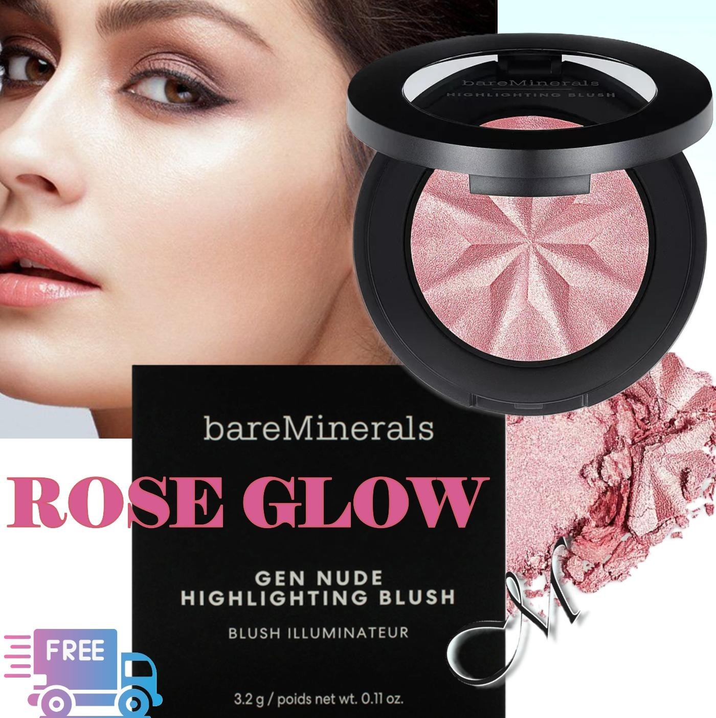 bareMinerals Gen Nude Highlighting Blush* ~ Rose Glow (Soft 