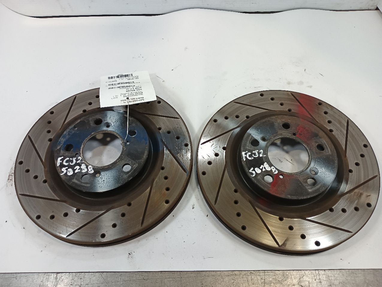 Pair LH&RH Front Brakes Rotor From 2014 ACURA TL 12219066