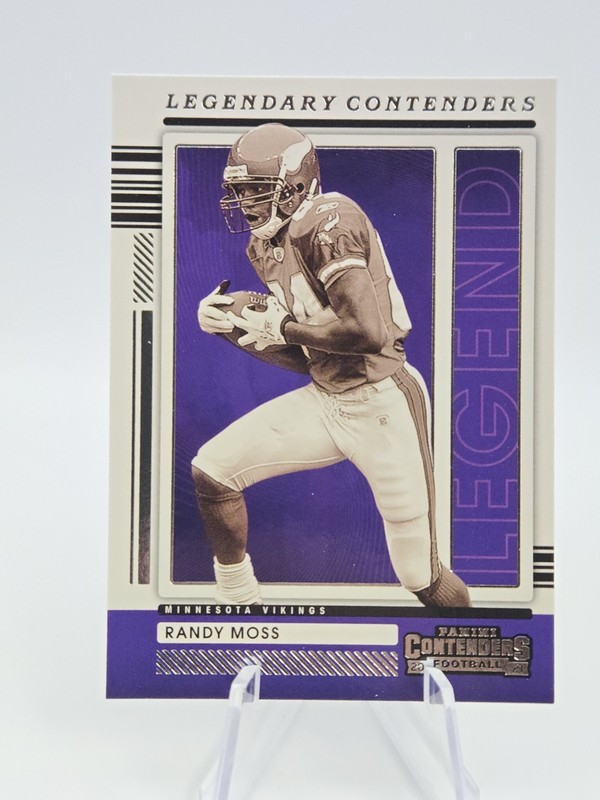 2021 Panini Contenders Randy Moss Contenders Insert #LGD-RMO Vikings HOF