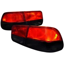 Spec-D Tuning LT-CV962RG-RS Tail Lights Red & Smoke for 96 to 00 Honda Civic ...