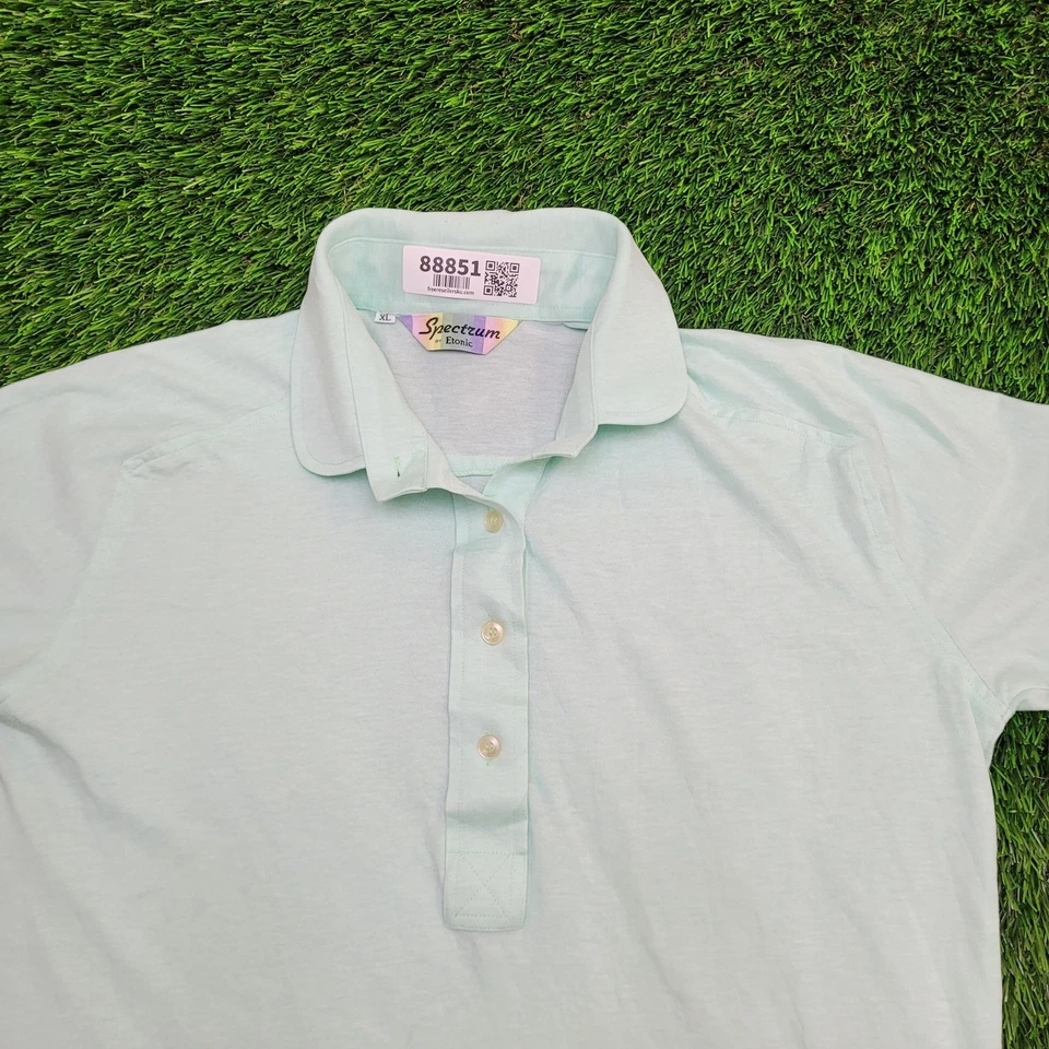 Polo de golf Meridian Country Club vintage años 80 mediano 20x24 Etonic EE. UU. Foto 2 de 4