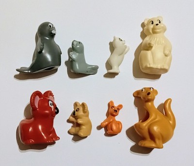 KINDER SURPRISE SET - EXOTIC ANIMALS WITH BABIES 1996 FIGURES TOYS COLLECTIBLES