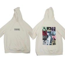 Taylor Swift The Eras Tour Beige Hoodie Graphic Sweatshirt Medium