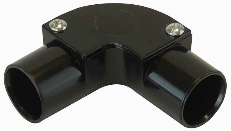 PRO POWER - Inspection Elbow 20mm Black